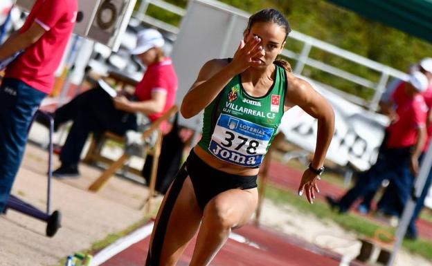 Carmen Ramos, récord de España y mínima para el Europeo en heptatlón