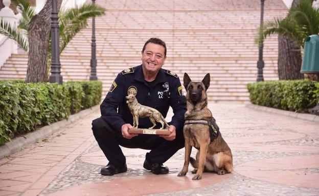 La unidad canina de la Policía de Villarreal ayuda a detectar cáncer de próstata con su olfato