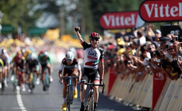 Dan Martin reina en el Muro de Bretaña