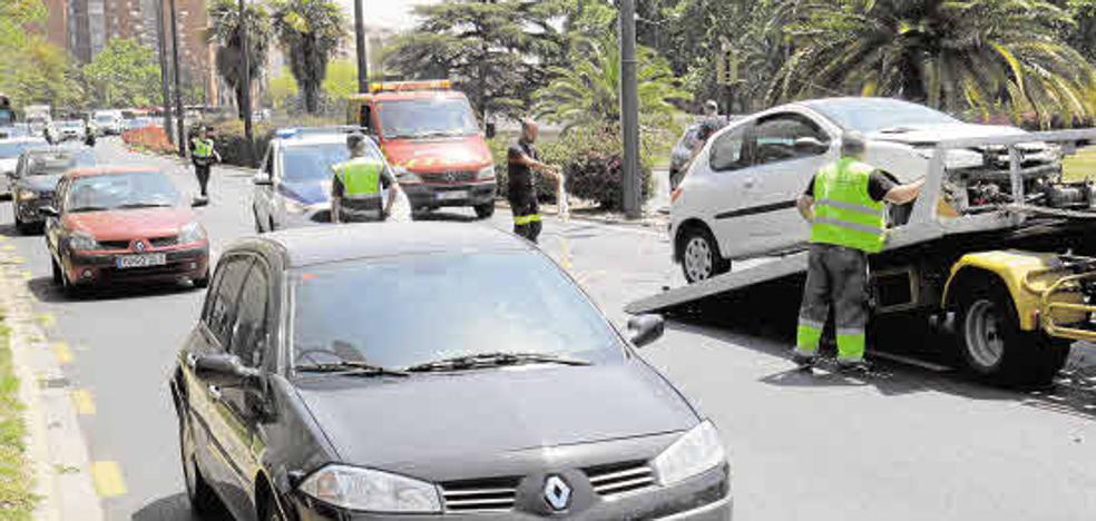 Valencia registra 23 accidentes al día en los cinco primeros meses de 2018