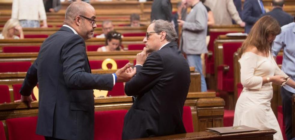 La suspensión de Puigdemont rompe la unidad del frente independentista