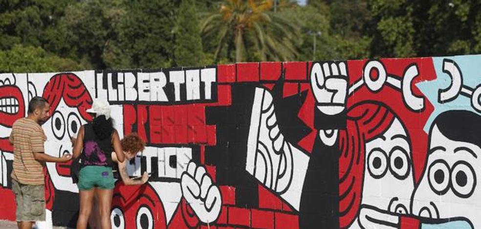 El Consistorio borrará el mural de los condenados de Alsasua
