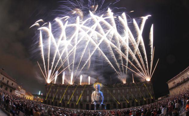 Pólvora valenciana en honor a Santiago Apóstol