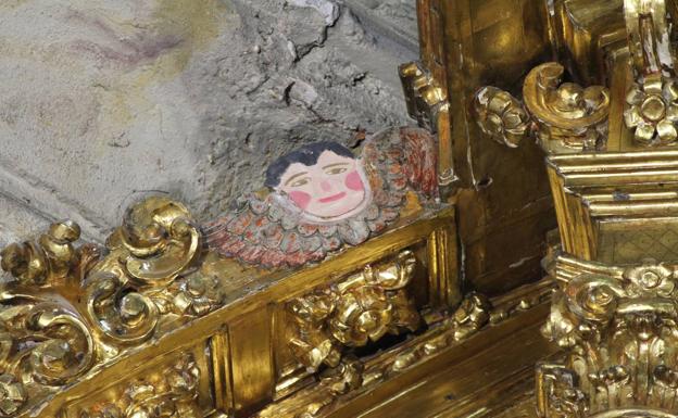 Aparece un nuevo 'eccehomo' en una iglesia de Cantabria