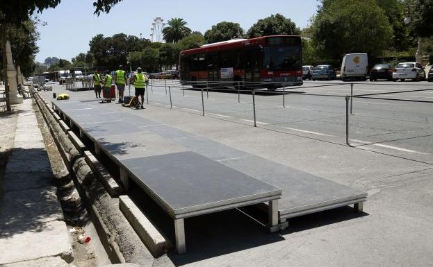 Horarios y calles cortadas por la Batalla de Flores