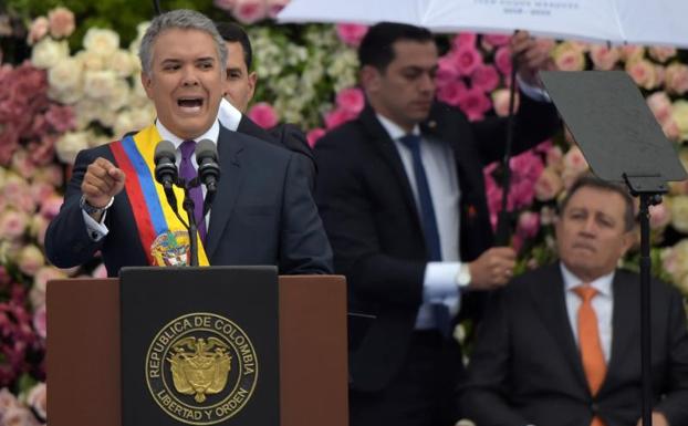 Iván Duque jura como nuevo presidente de Colombia