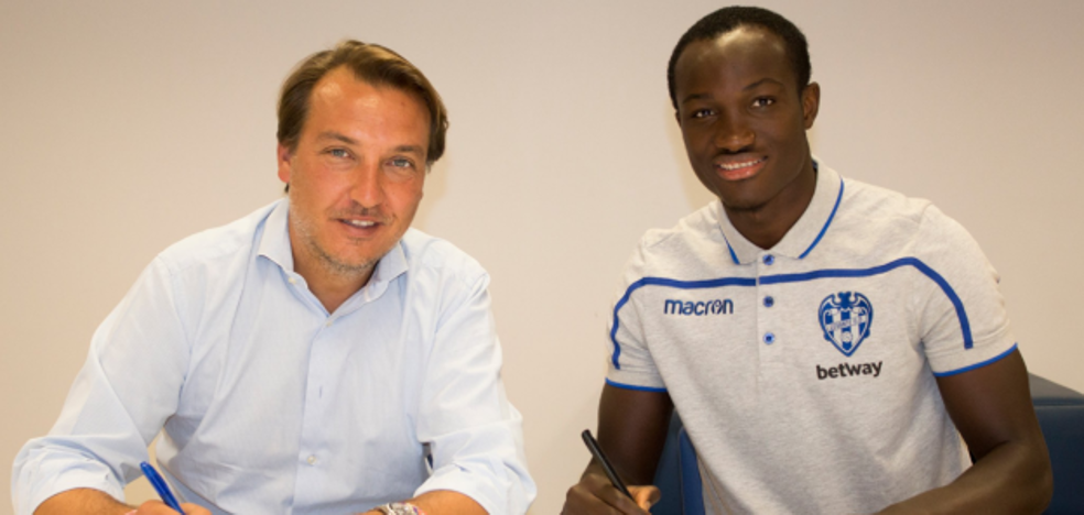 Dwamena ficha cuatro temporadas por el Levante