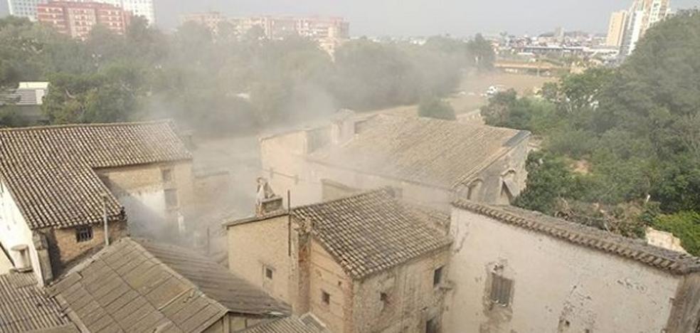 Se desploma una de las casas de la alquería del Moro