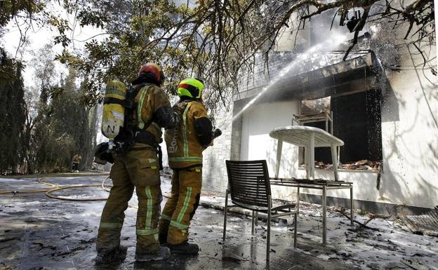 El incendio de Llutxent, al fin controlado