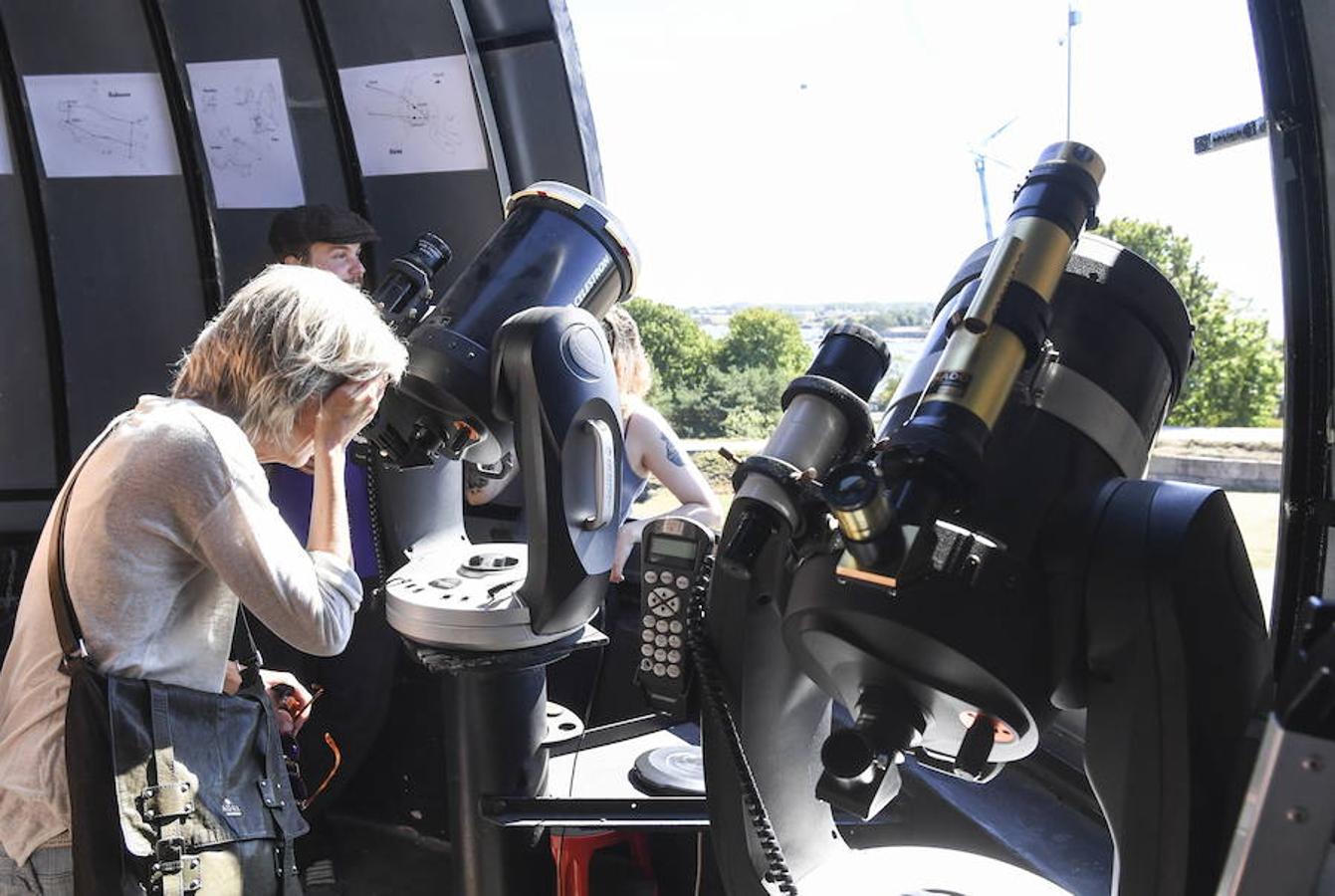 Así se ha visto el eclipse parcial de sol, el último de este año