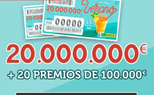 Sorteo Extra de Verano de la ONCE 2018