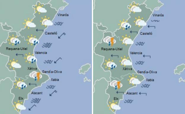 Las tormentas barren el sur de la Comunitat y comienzan a remitir