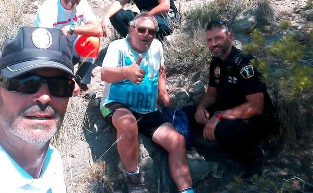 Rescatan con la ayuda de un 'dron' a un senderista perdido en serra Gelada