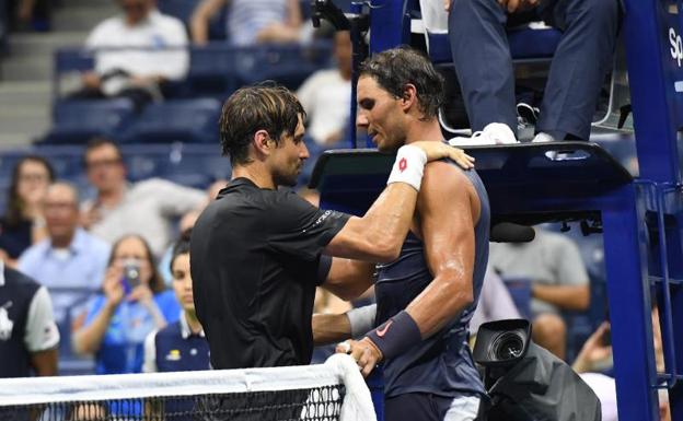 Nadal pasa a segunda ronda en el US Open tras la retirada de David Ferrer