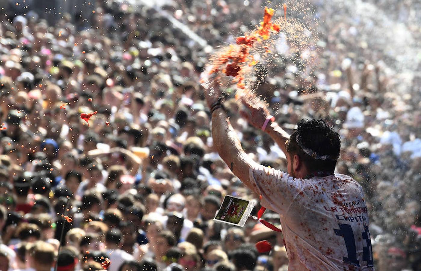 La Tomatina de Buñol, en imágenes