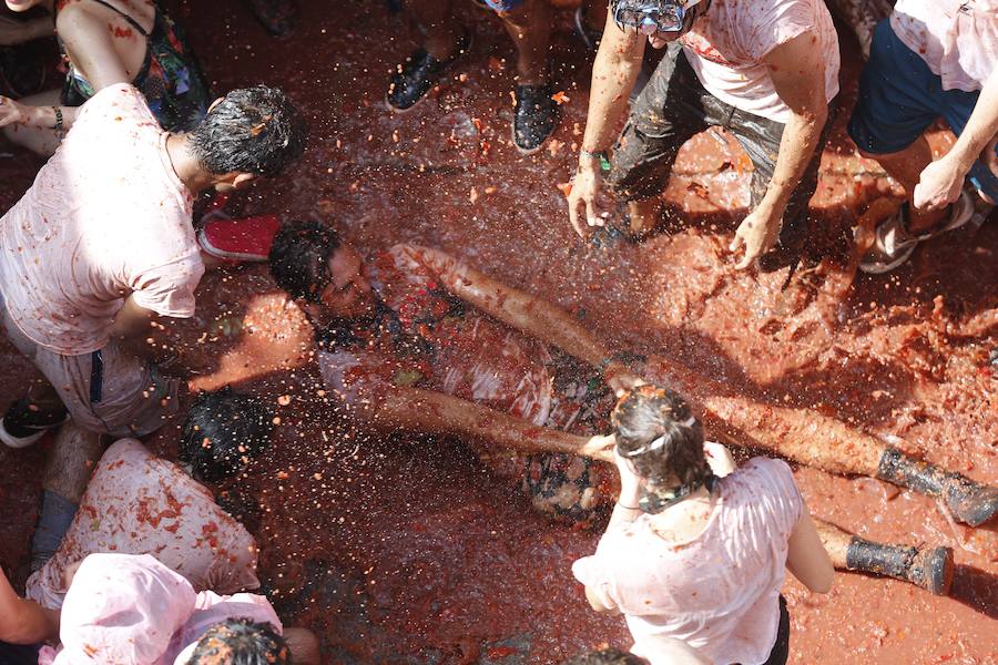 Las mejores imágenes de la Tomatina 2018