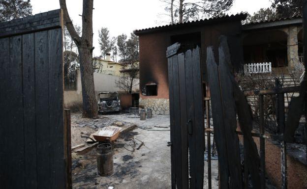 Los afectados por el incendio de Llutxent tendrán 45 días para pedir ayudas