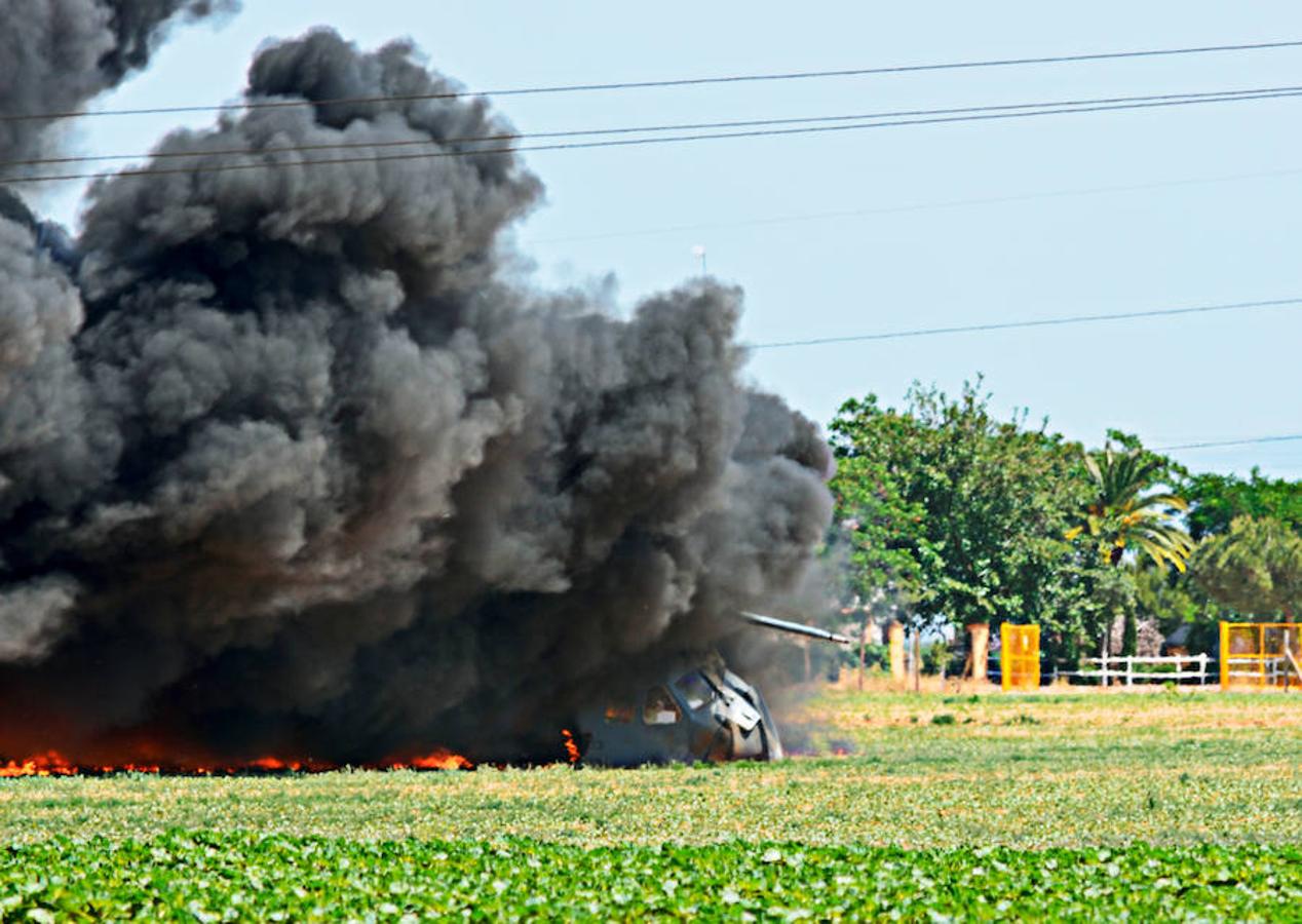 Fotos inéditas del accidente de avión del Airbus militar de Sevilla