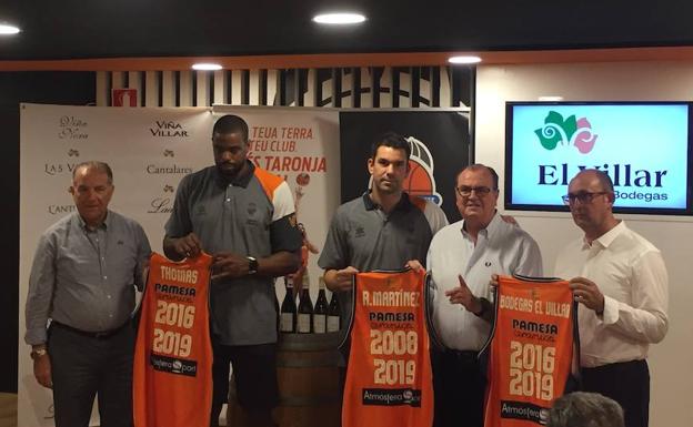 El Valencia Basket presenta las renovaciones de Rafa Martínez y Will Thomas