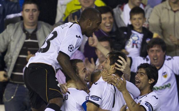 El Valencia CF, mejor que Atlético y Sevilla en la Champions League