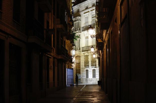 El centro histórico se queda a media luz