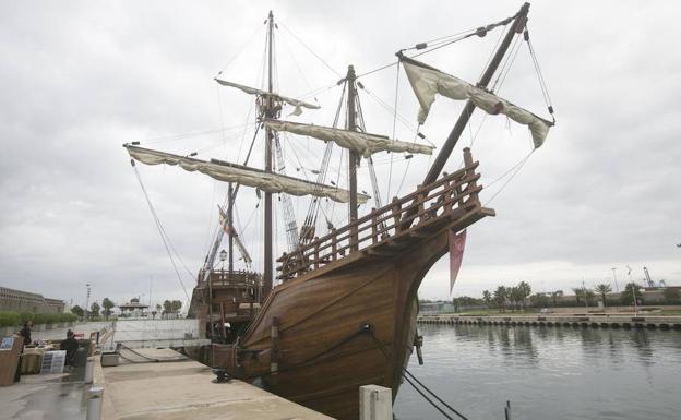 La Nao Santa María está en Valencia. Así es por dentro