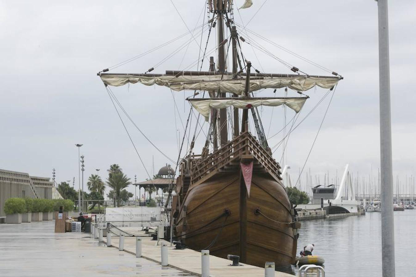 La Nao Santa María está en Valencia. Así es por dentro