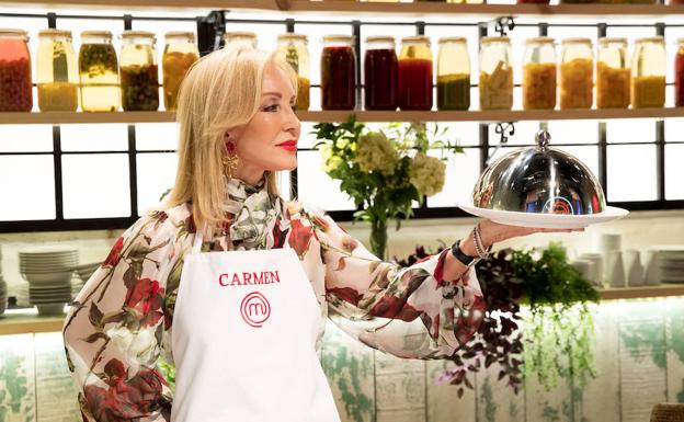 Carmen Lomana, la concursante más delicada de 'MasterChef Celebrity 3'