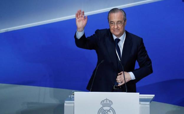 Florentino Pérez: «Avalé 147 millones de euros para paliar la deuda del club»