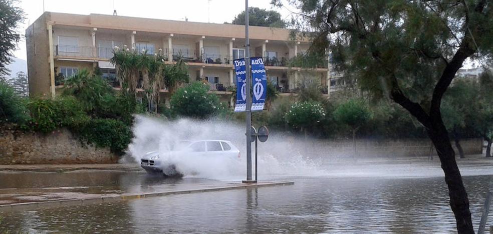 Las lluvias se desatan con fuerza en Valencia