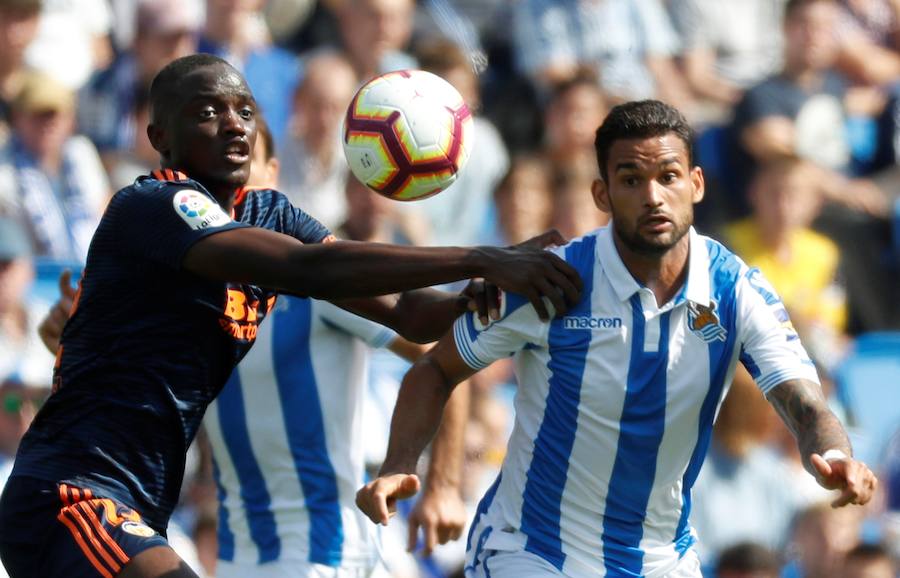 El Real Sociedad-Valencia CF en imágenes