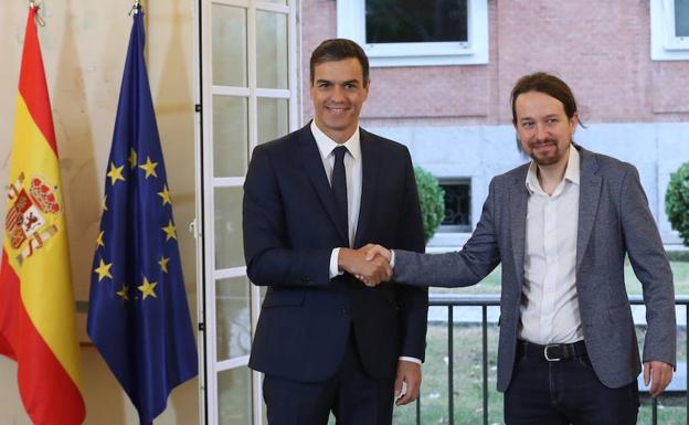 Iglesias ensaya con Sánchez un futuro Gobierno de coalición