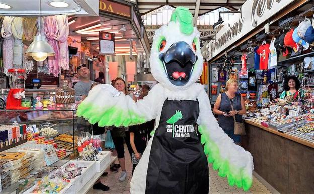 La mascota del Mercado Central se presenta en sociedad