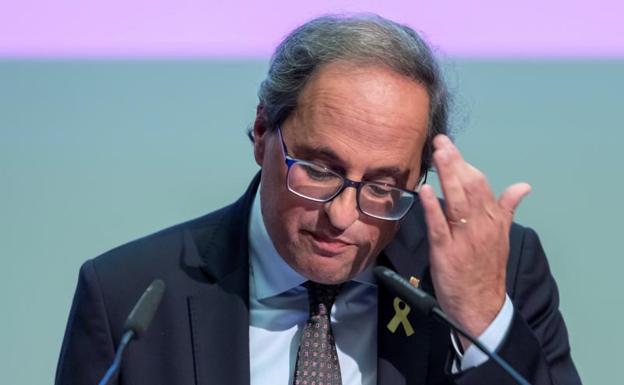 Torra pide en Ginebra una mediación internacional para la cuestión catalana