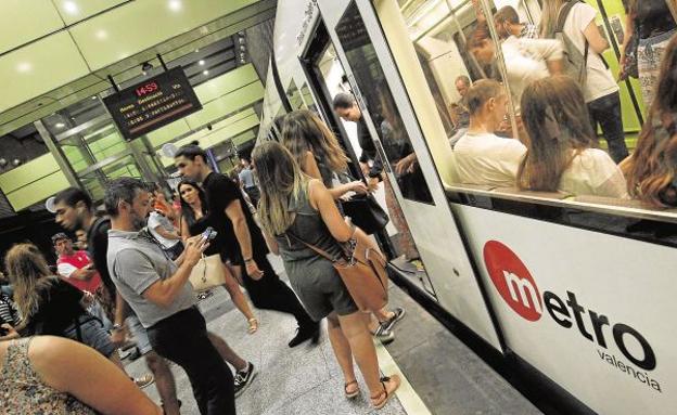 Restablecida la circulación de las L1 y L4 de Metrovalencia que había sido cortada por la gota fría