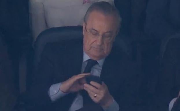 Vídeo | La reacción de Florentino tras el 0-2