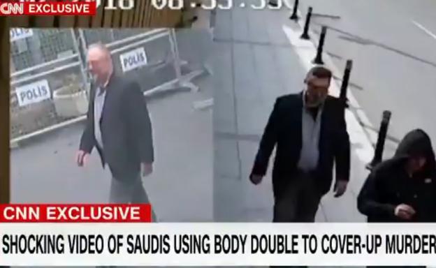 Un vídeo muestra a un supuesto doble de Khashoggi salir del Consulado saudí en Estambul