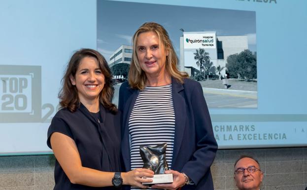 Los hospitales Quirónsalud Torrevieja y Quirónsalud Valencia, galardonados con los premios Top-20