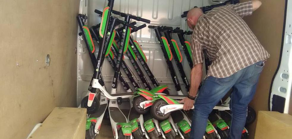 La empresa se lleva los patinetes decomisados tras pagar 5.000 euros