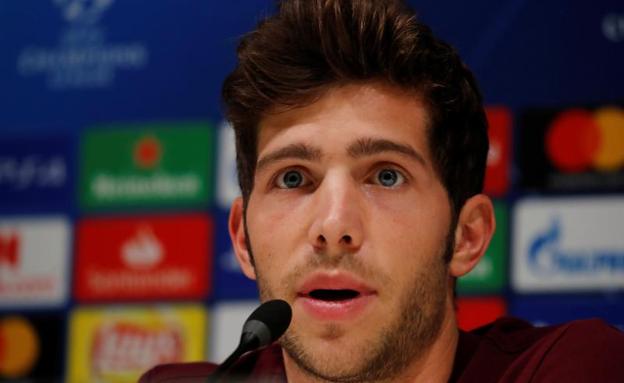 Sergi Roberto: «Queremos mejorar de nuestros errores»