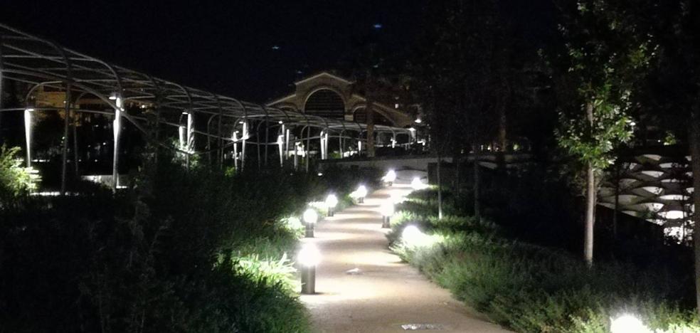 El Parque Central se ilumina