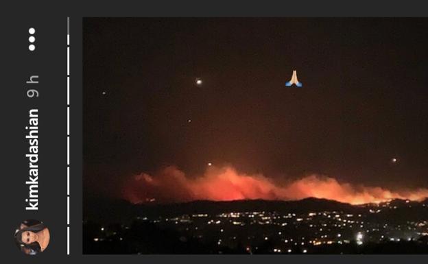 Kim Kardashian, obligada a evacuar su casa por un incendio