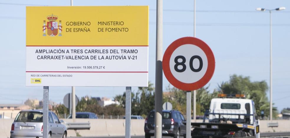 Las lluvias agravan el deterioro de las carreteras por falta de conservación