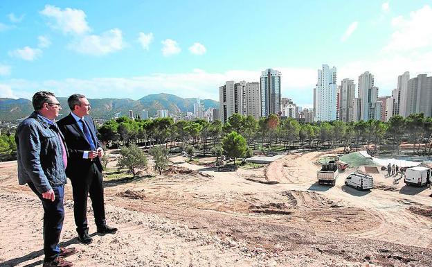 Las obras del Parque de la Séquia Mare de Benidorm concluirán a principios de 2019