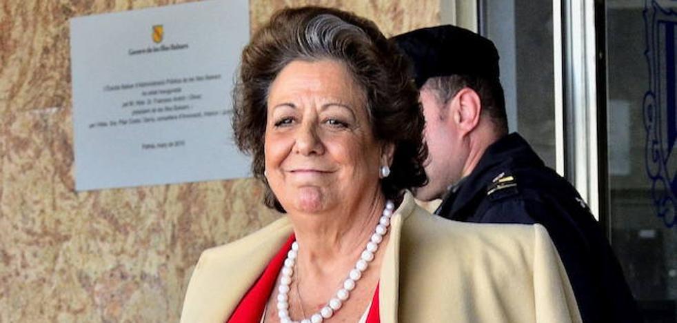 Condena unánime del Ayuntamiento al uso denigrante de la imagen de Rita Barberá, mientras que Les Corts no llega a un acuerdo