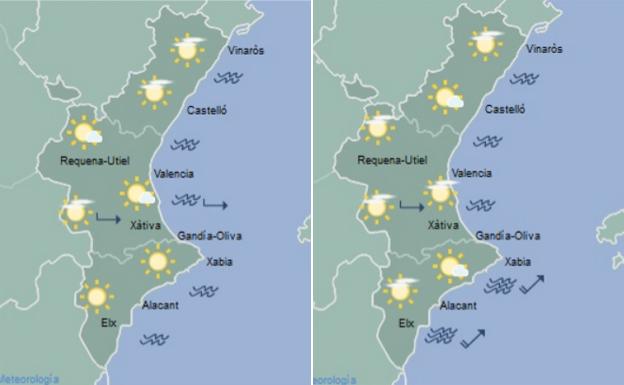 El tiempo este jueves en la Comunitat Valenciana antes de los próximos cambios
