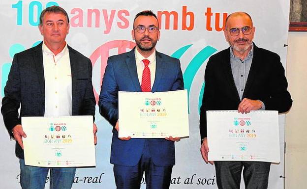 El calendario solidario de Caixa Rural Vila-real para su centenario