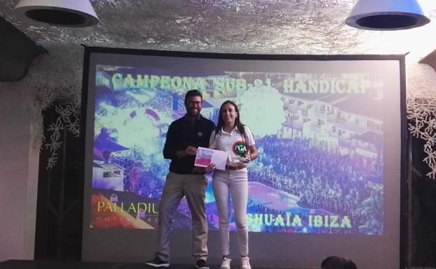 Bárbara Amorós vuelve a proclamarse campeona nacional sub-21 de golf en modalidad handicap