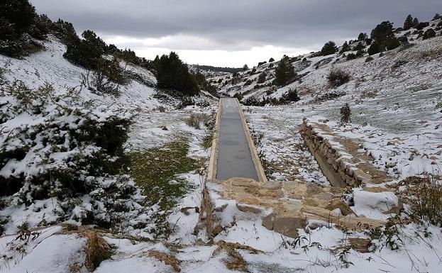 Nieva en la Comunitat Valenciana por segundo día consecutivo