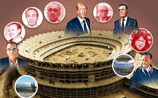 Los nueve presidentes del Nuevo Mestalla